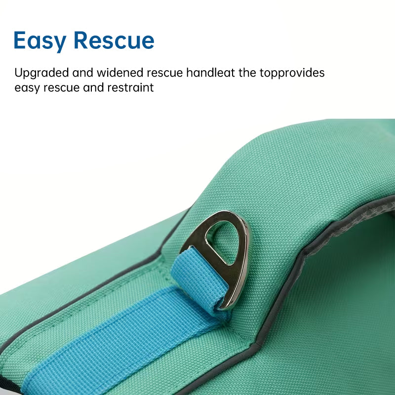 Dog Life Vest with Reflective Stripes – High Buoyancy Safety Jacket