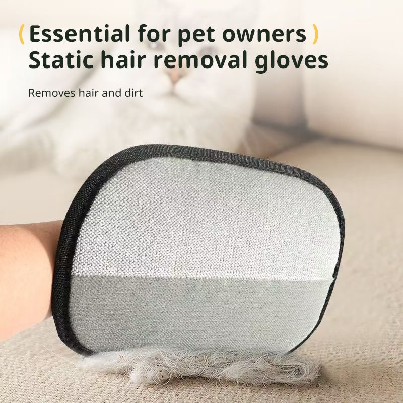 3-in-1 Pet Hair Removal Gloves – Deshedding & Grooming Gloves for Dogs & Cats