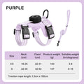 Escape-Proof Cat Harness with AirTag Holder – Reflective Walking Vest