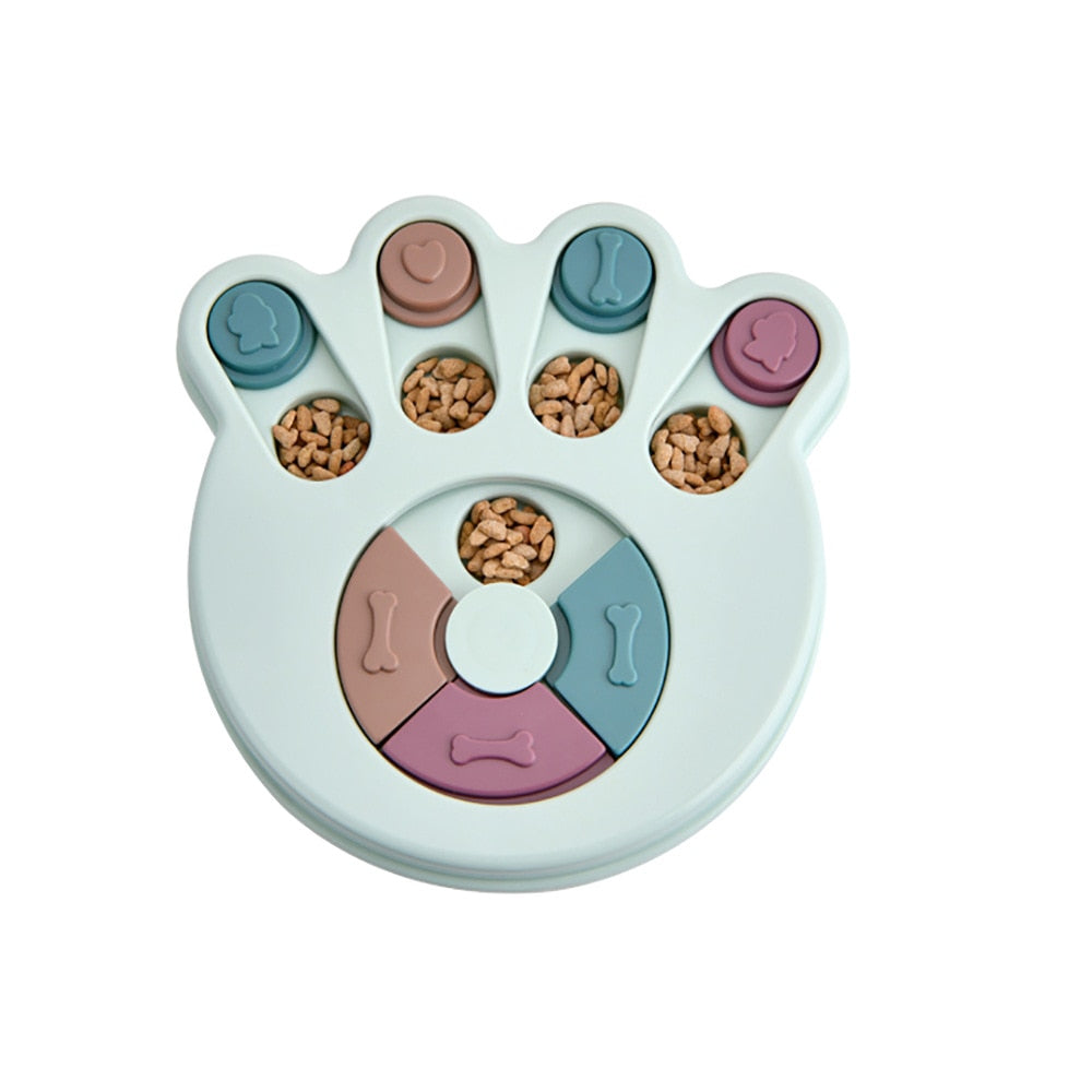 Dog Puzzle Feeder Toy – IQ Slow Dispensing Training Game for Small & Medium Dogs