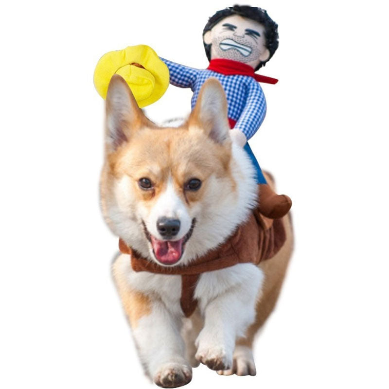 Western Cowboy Pet Costume – Halloween Cosplay Jacket for Dogs & Cats