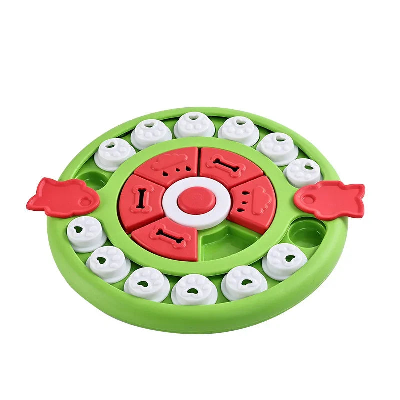 Dog Puzzle Toy & Slow Feeder Bowl — Interactive IQ Training Game