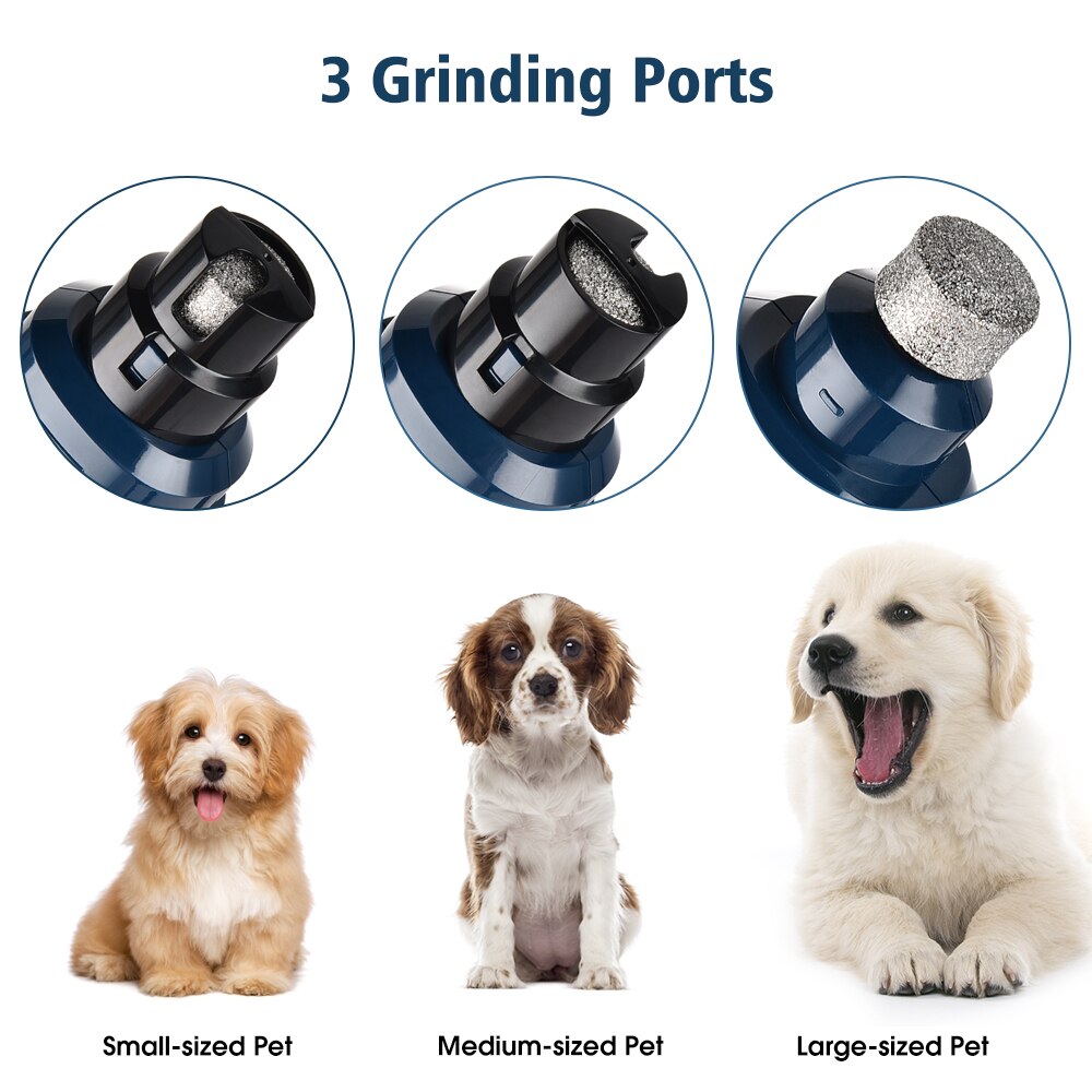 Electric Pet Nail Clipper & Grinder – Cat & Dog Claw Trimmer