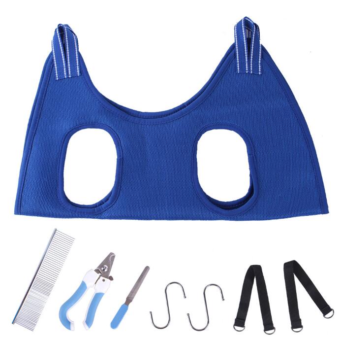 Pet Grooming Hammock – Cat & Dog Nail Trimming Helper for Small & Medium Pets