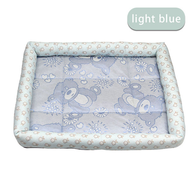 Summer Pet Cooling Mat – Ice Pad Bed for Dogs & Cats