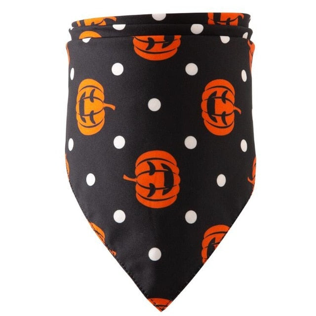 Pet Dog Bandana Set – Halloween & Christmas Scarf for Dogs & Cats