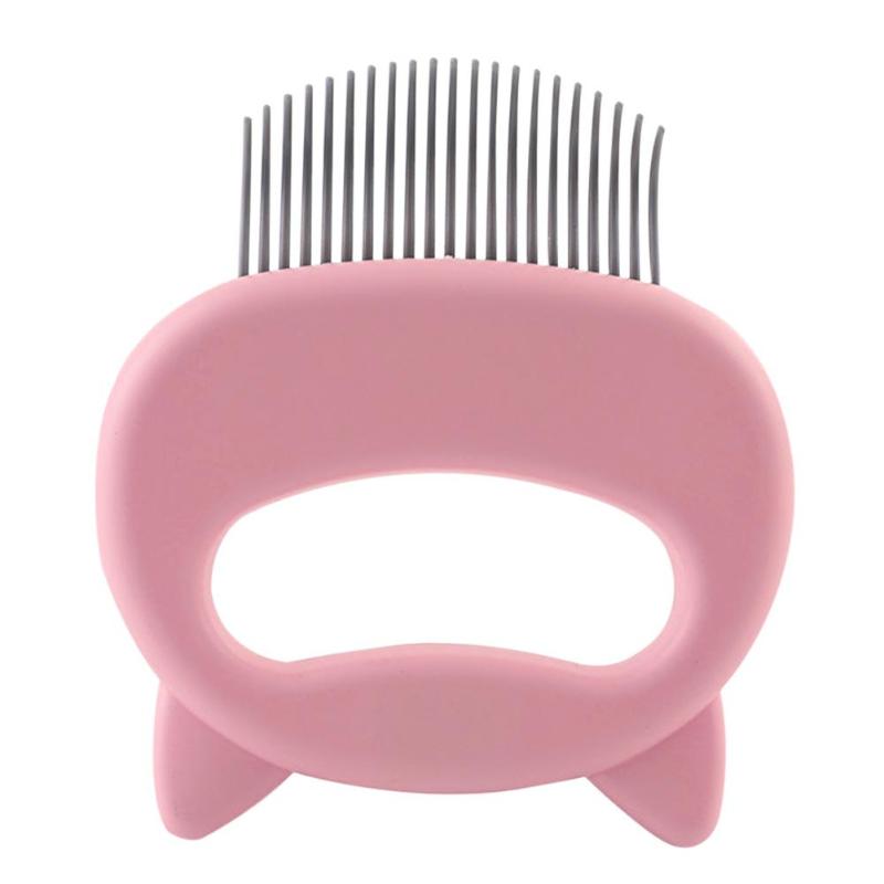 Pet Massager & Deshedding Shell Comb – Grooming Tool for Dogs & Cats