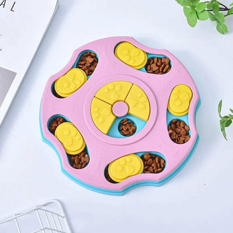 Dog Puzzle Toy & Slow Feeder Bowl — Interactive IQ Training Game
