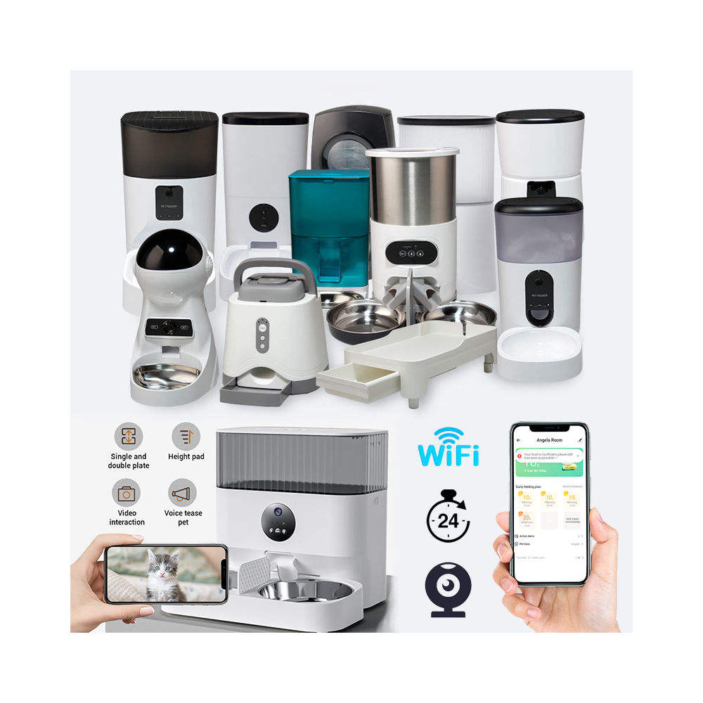 WiFi Smart Automatic Pet Feeder – App-Controlled Dog & Cat Food Dispenser