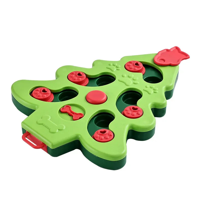 Dog Puzzle Toy & Slow Feeder Bowl — Interactive IQ Training Game
