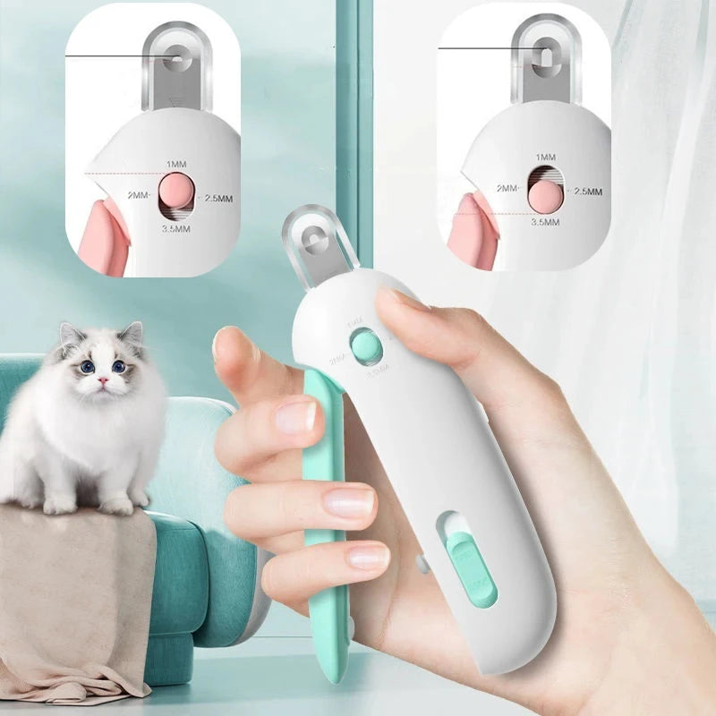 Adjustable Safety Cat Nail Clipper – Anti Over-Cut Professional Pet Grooming Tool