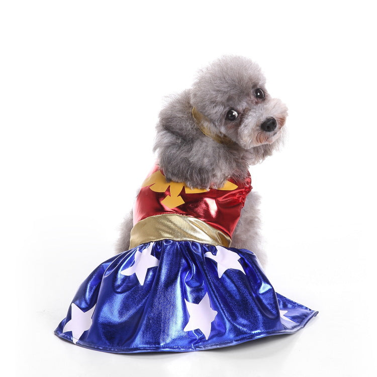 Dog Halloween Costume Set – Funny Pet Cosplay Outfits for Dogs