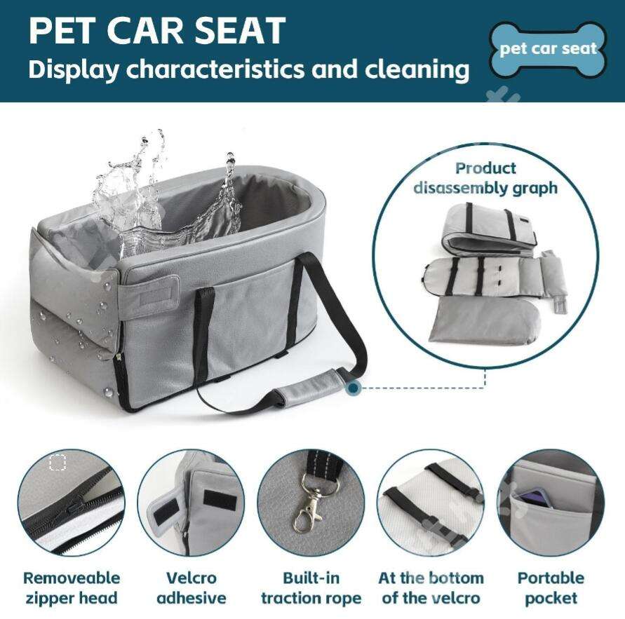 Car Pet Carrier Bag – Portable Dog & Cat Outing Shoulder Bag