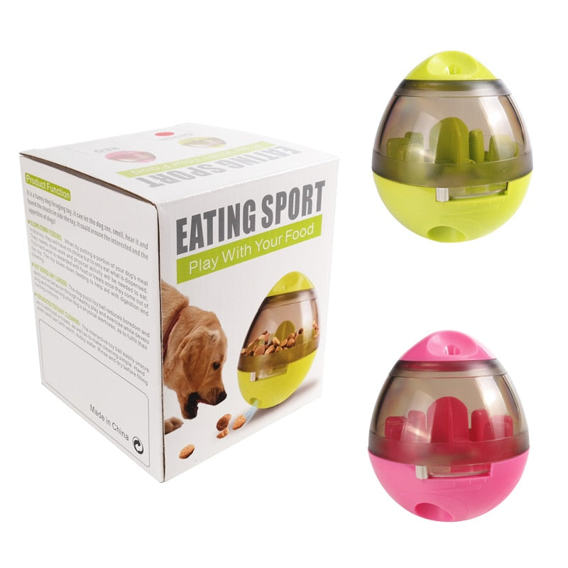 IQ Treat Ball for Dogs – Interactive Food Dispensing Puzzle Toy