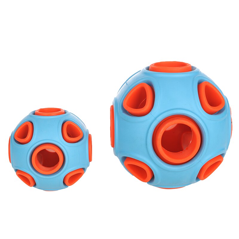 Interactive Rubber Dog Ball Toy – Food Dispensing Chew Toy for Dogs