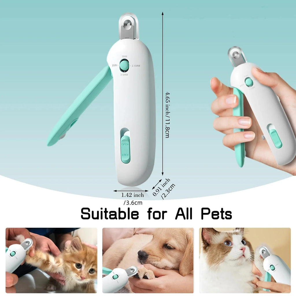 Adjustable Safety Cat Nail Clipper – Anti Over-Cut Professional Pet Grooming Tool