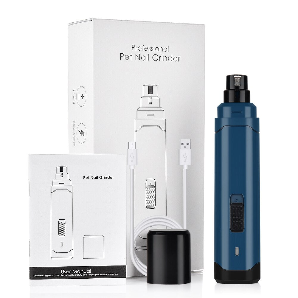 Electric Pet Nail Clipper & Grinder – Cat & Dog Claw Trimmer