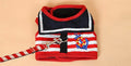 Navy Stripe Dog Harness & Leash Set – Adjustable Pet Chest Strap