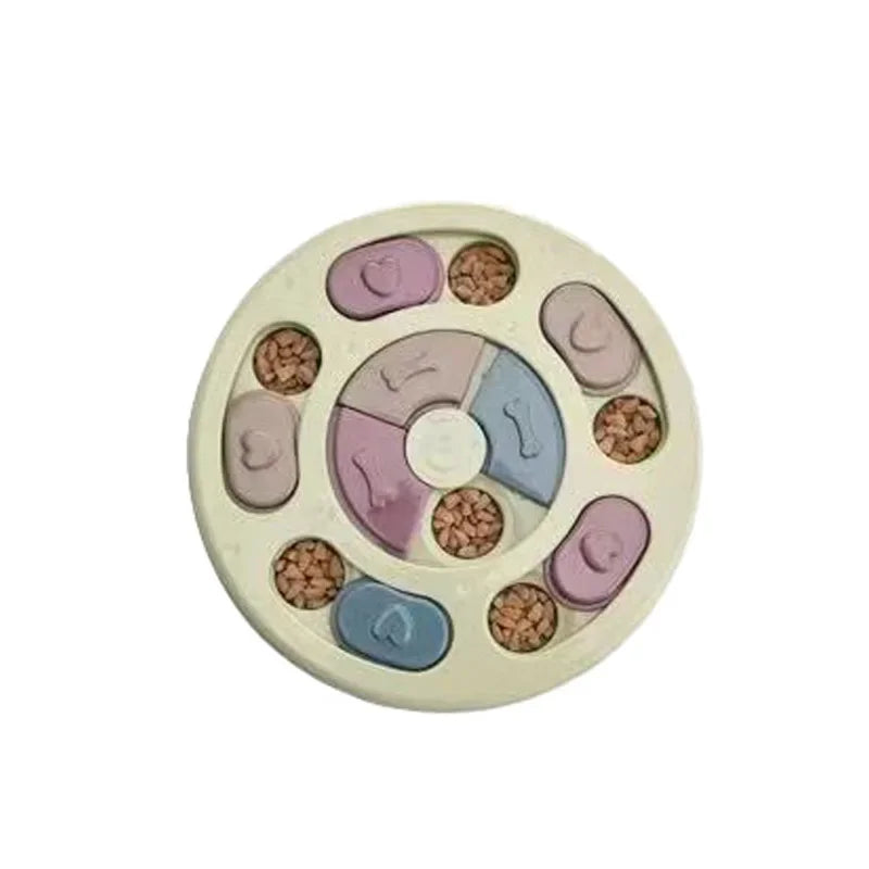 Dog Puzzle Toy & Slow Feeder Bowl — Interactive IQ Training Game