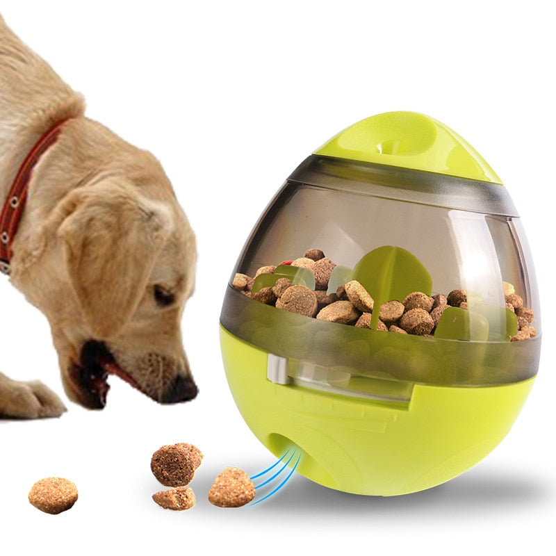 IQ Treat Ball for Dogs – Interactive Food Dispensing Puzzle Toy