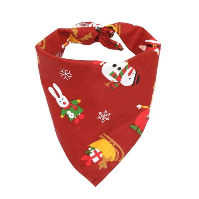 Pet Dog Bandana Set – Halloween & Christmas Scarf for Dogs & Cats