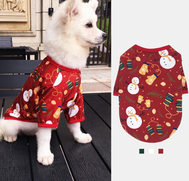 Christmas Dog Outfit – Festive Cotton Holiday Costume for Dogs