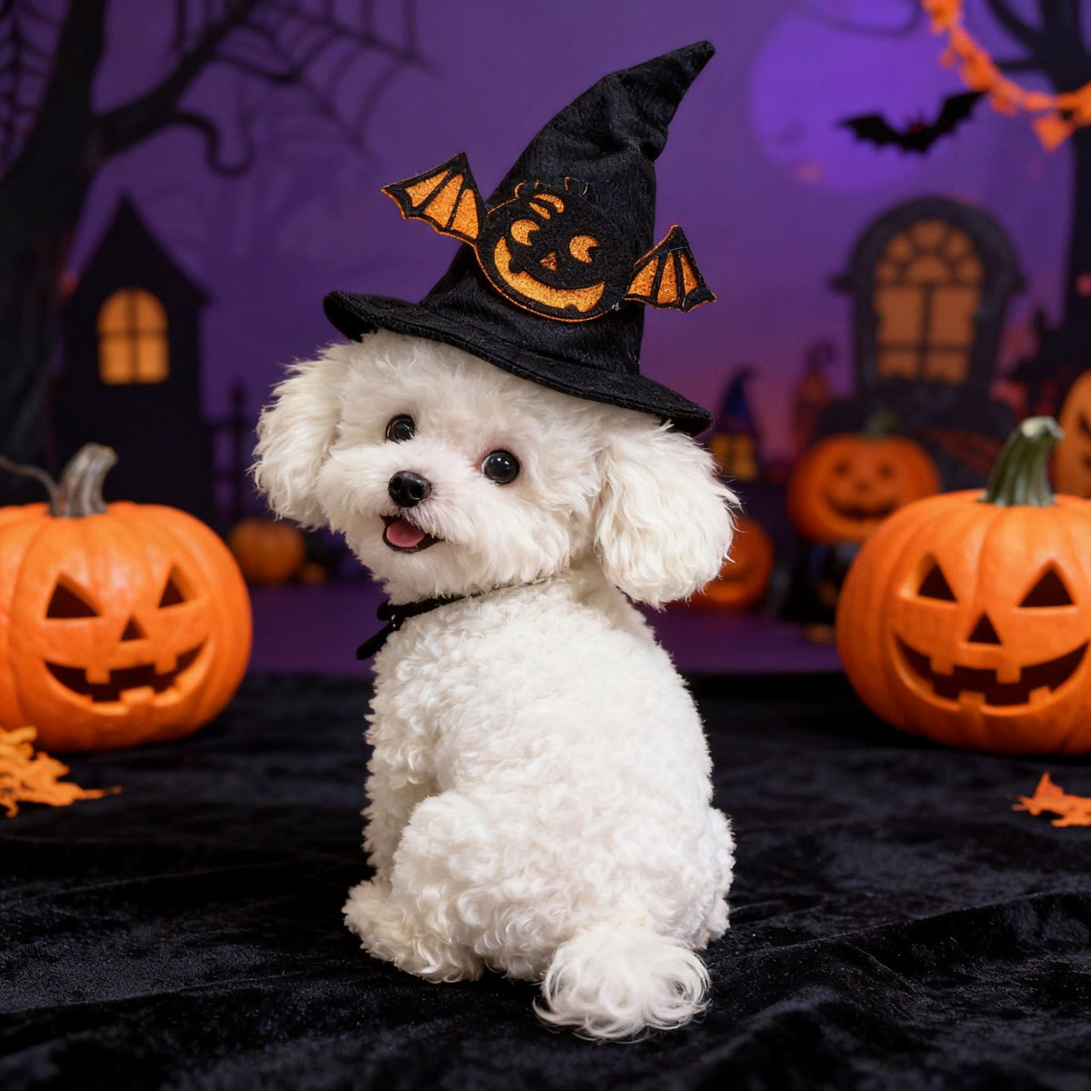 Halloween Pet Magic Hat – Festive Transformation Costume Hat for Dogs & Cats