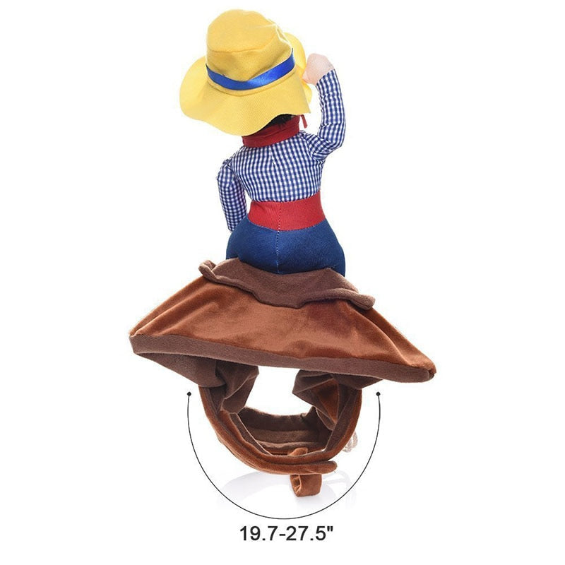 Western Cowboy Pet Costume – Halloween Cosplay Jacket for Dogs & Cats