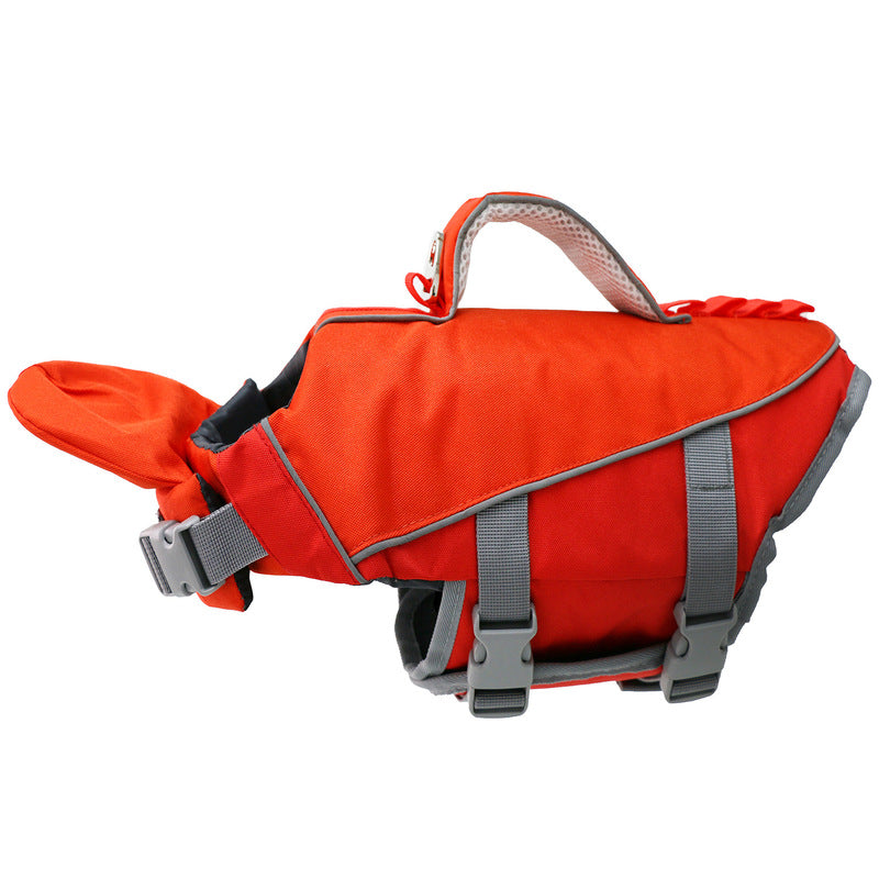 Dog Life Vest with Reflective Stripes – High Buoyancy Safety Jacket