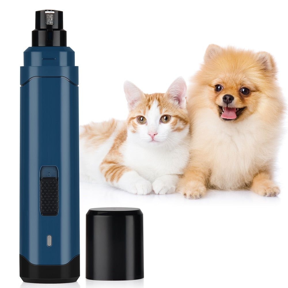 Electric Pet Nail Clipper & Grinder – Cat & Dog Claw Trimmer