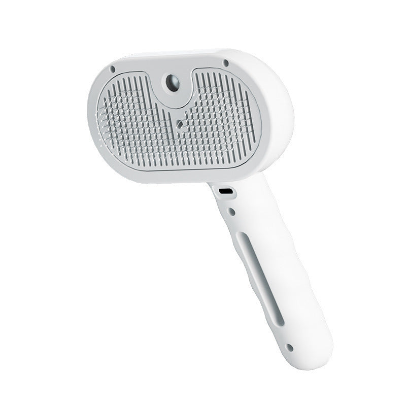 Electric Steam Pet Grooming Comb – Hair Removal & Styling Set for Dogs & Cats