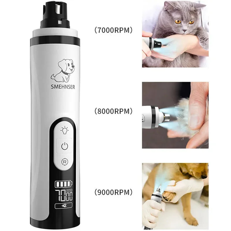 Electric Nail Grinder Replacement Heads – Pet Paw Grooming Polisher Wheels