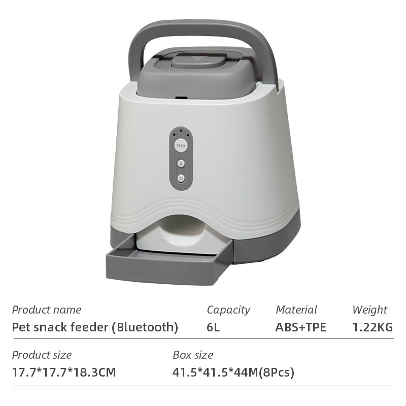 WiFi Smart Automatic Pet Feeder – App-Controlled Dog & Cat Food Dispenser