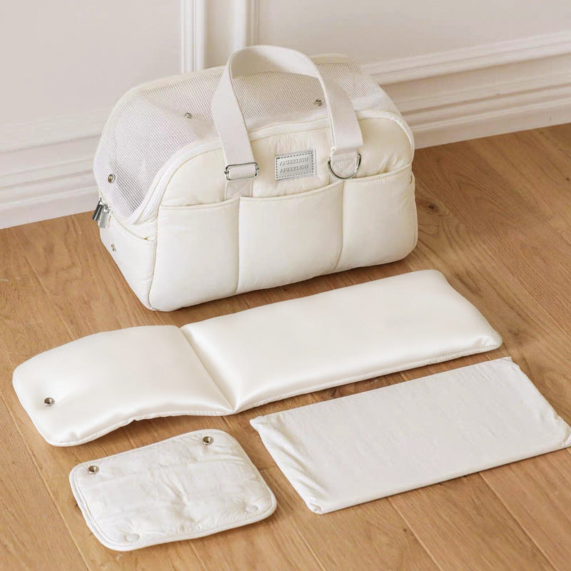 Winter Cat Carrier Bag – Large Breathable Shoulder Pet Travel Bag