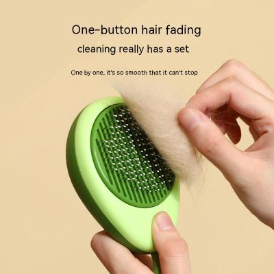 Avocado Pet Grooming Brush – Stainless Steel Hair Remover for Dogs & Cats