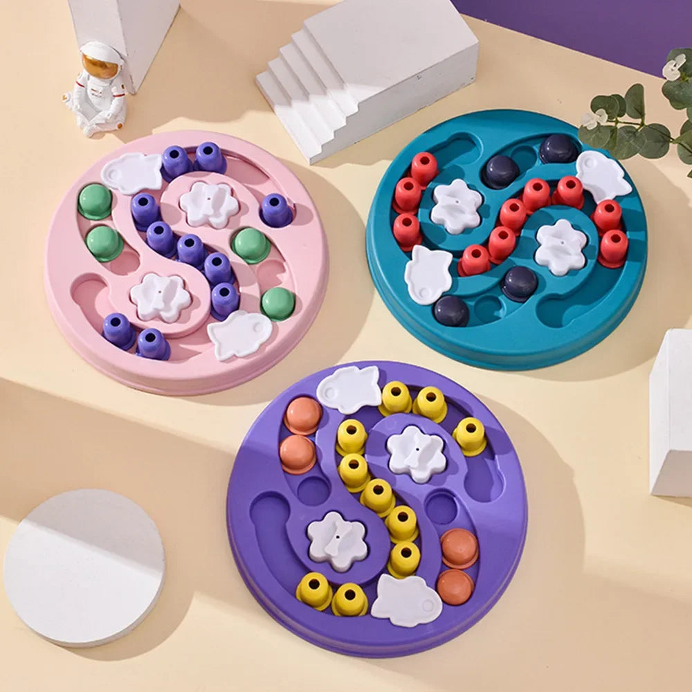 Dog Puzzle Toy & Slow Feeder Bowl — Interactive IQ Training Game
