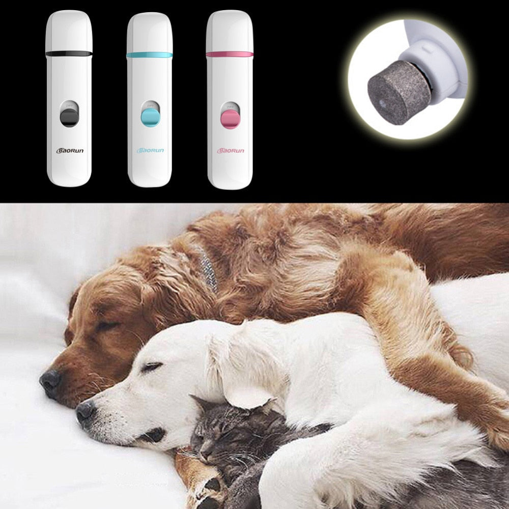 Electric Pet Nail Grinder – Professional Cat & Dog Nail Trimmer