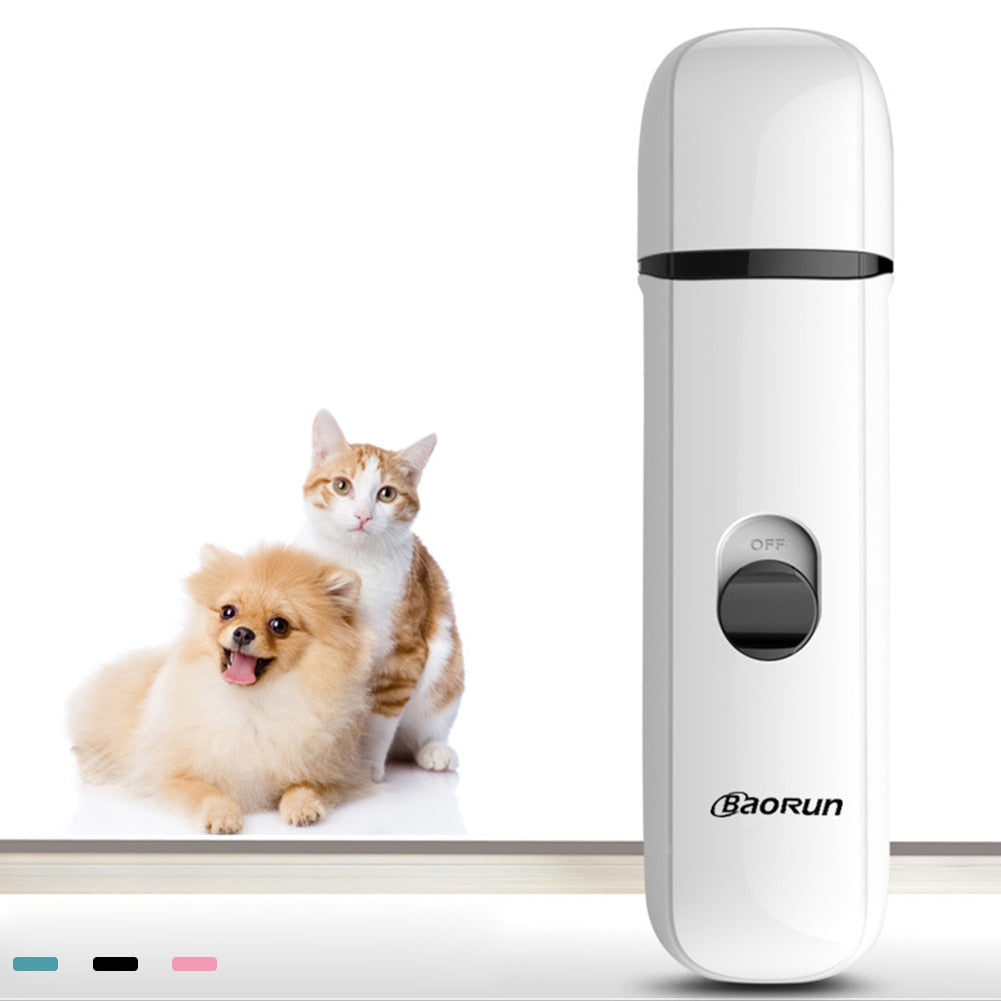 Electric Pet Nail Grinder – Professional Cat & Dog Nail Trimmer