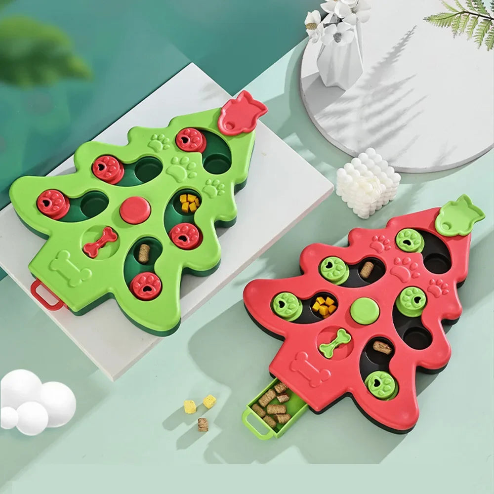 Dog Puzzle Toy & Slow Feeder Bowl — Interactive IQ Training Game