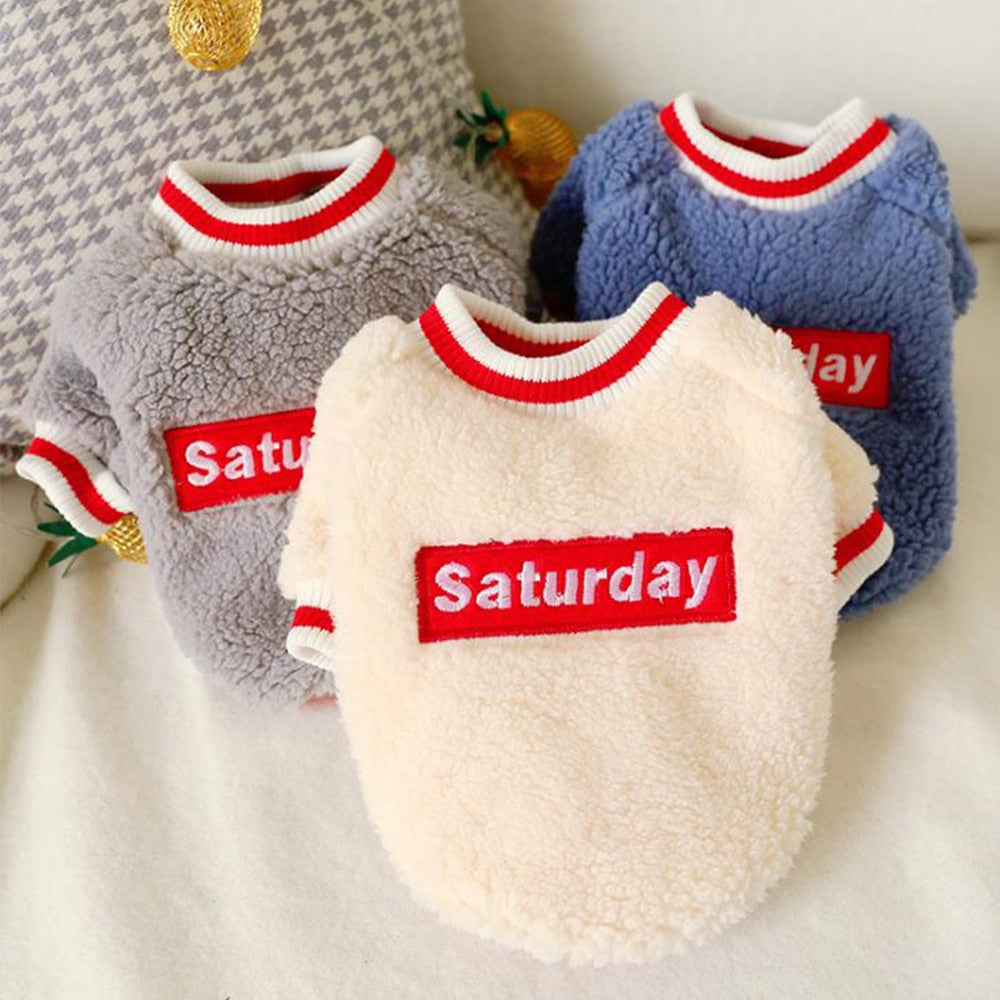 Soft Casual Pet Clothes – Comfortable Saturday Dog Outfit