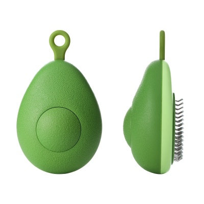 Avocado Pet Grooming Brush – Stainless Steel Hair Remover for Dogs & Cats