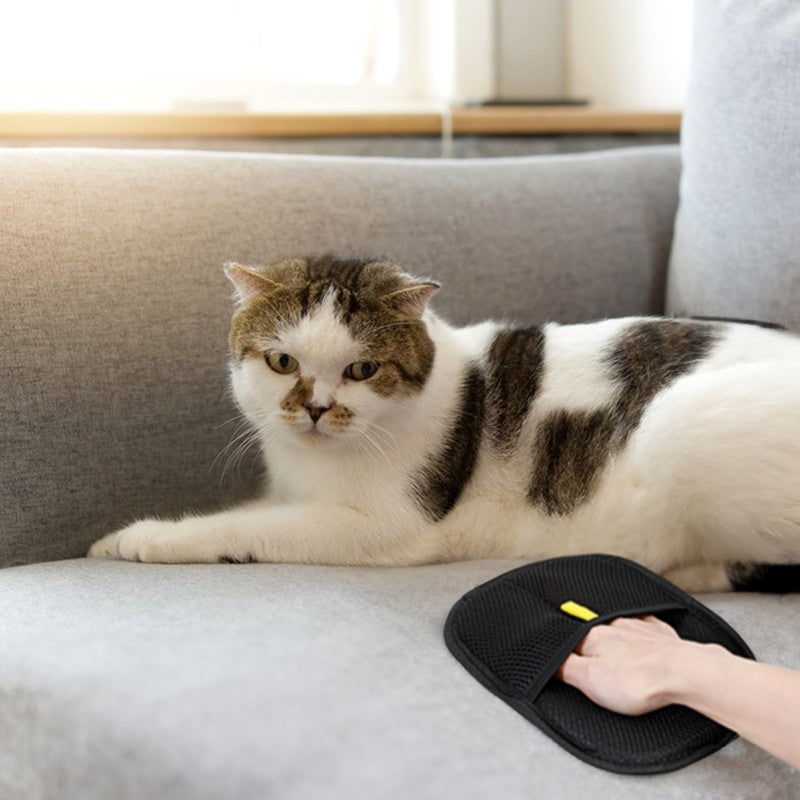 3-in-1 Pet Hair Removal Gloves – Deshedding & Grooming Gloves for Dogs & Cats