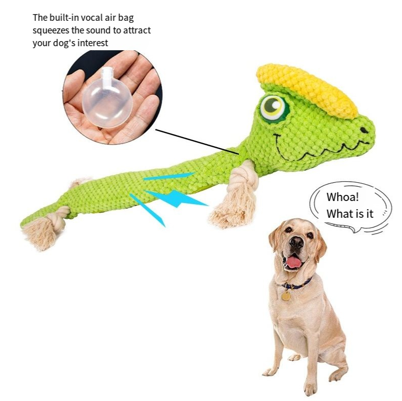 Sound Dog Chew Toy – Bite-Resistant Hidden Food Puzzle Toy for Dogs