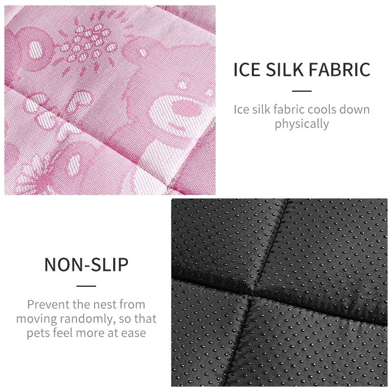 Summer Pet Cooling Mat – Ice Pad Bed for Dogs & Cats