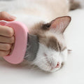Pet Massager & Deshedding Shell Comb – Grooming Tool for Dogs & Cats