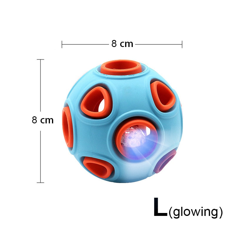 Interactive Rubber Dog Ball Toy – Food Dispensing Chew Toy for Dogs