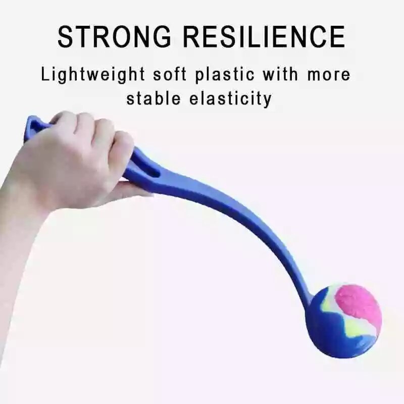 Dog Ball Launcher Toy – Outdoor Fetch & Retrieve Training Toy