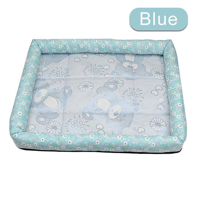 Summer Pet Cooling Mat – Ice Pad Bed for Dogs & Cats