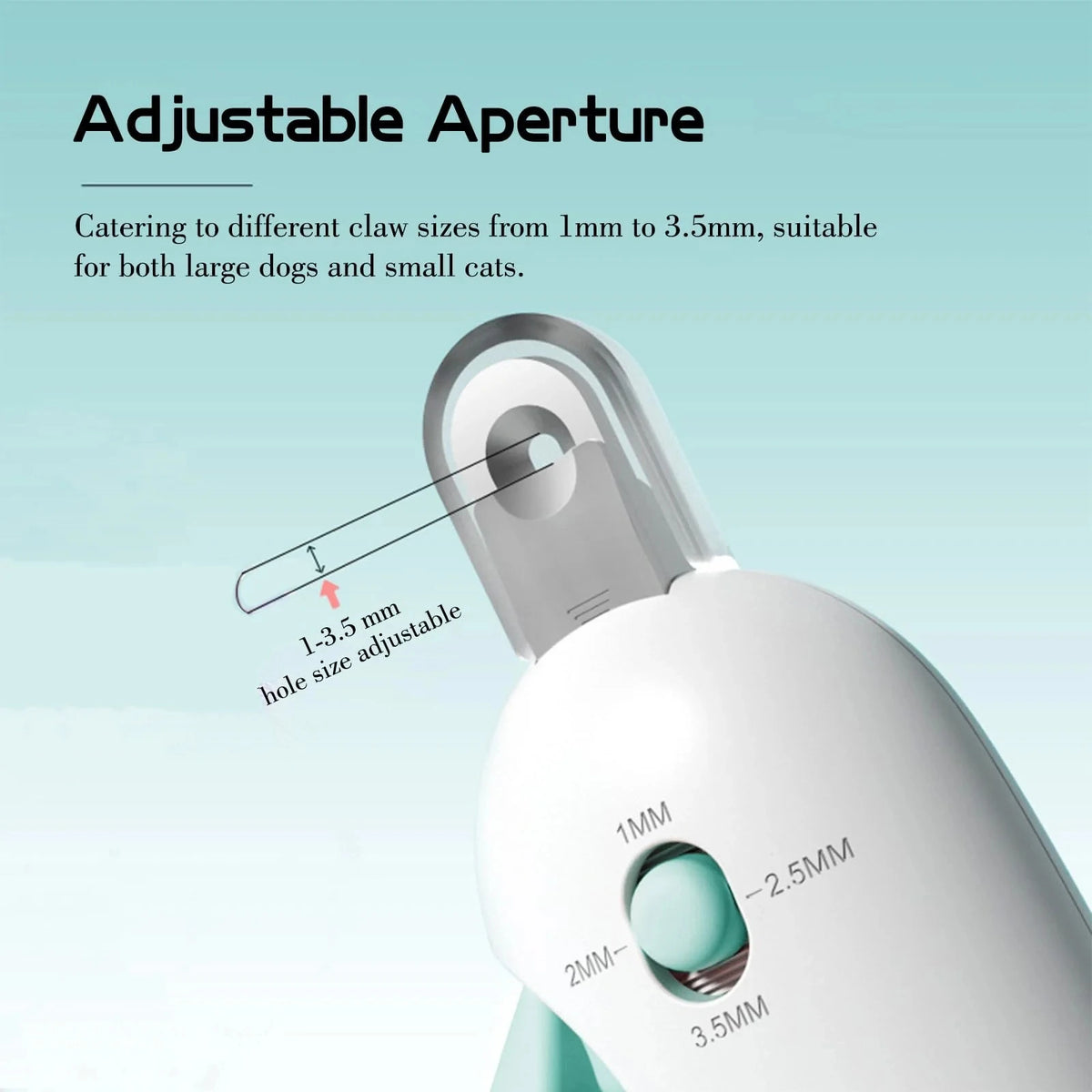 Adjustable Safety Cat Nail Clipper – Anti Over-Cut Professional Pet Grooming Tool