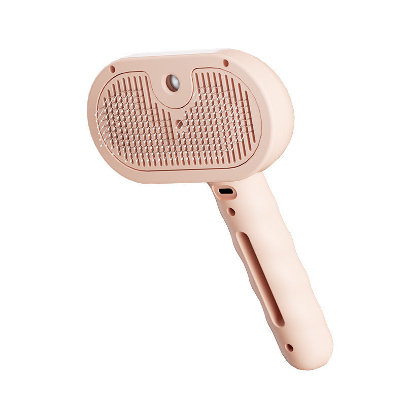 Electric Steam Pet Grooming Comb – Hair Removal & Styling Set for Dogs & Cats